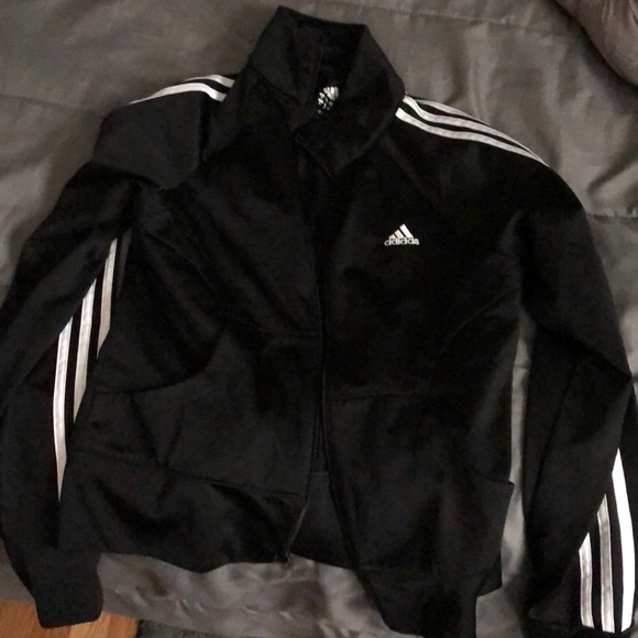 Adidas track jacket! zip up - Picture 2 of 3